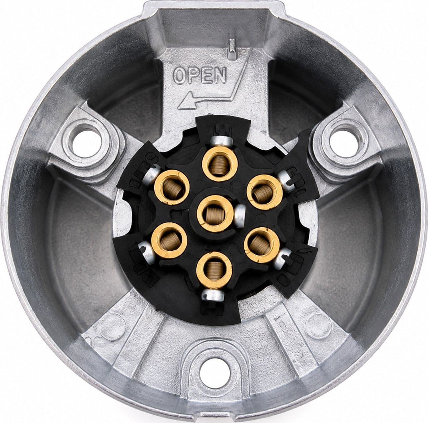 Presa 7 poli 12v in alluminio - 3