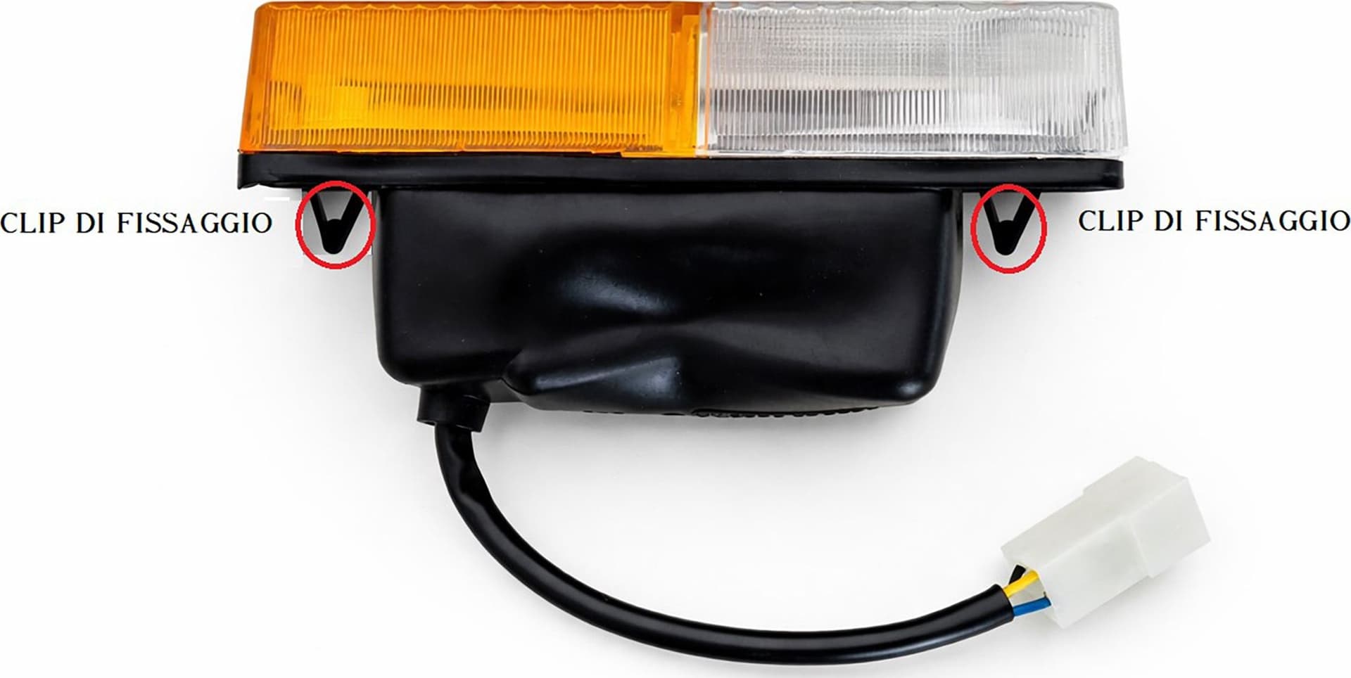 Fanale direzione e posizione sx 165x60mm - 2