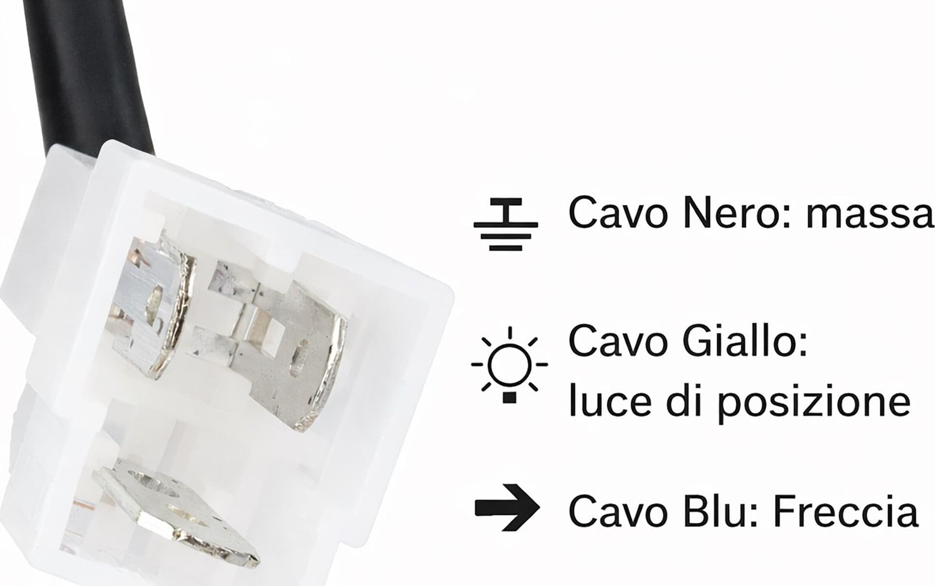 Fanale direzione e posizione sx 165x60mm - 5