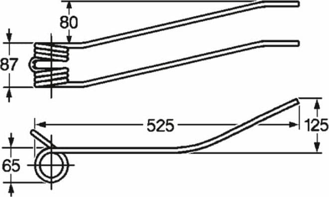 Dente giroandanatore adattabile Slam a 3 spire filo 9 confezione da 5 pezzi - 6