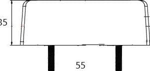 Fanale posteriore dx-sx a LED 13,5V 105,6x97,9x36,4mm - 3