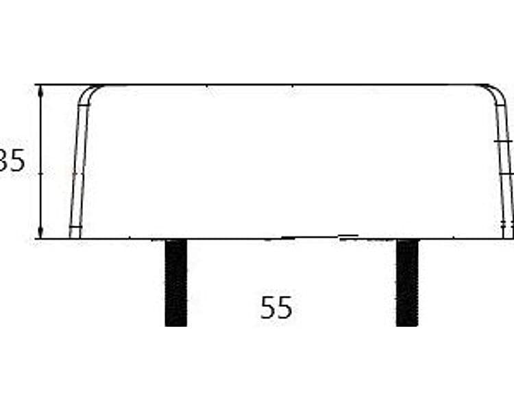 Fanale posteriore dx-sx a LED 13,5V 105,6x97,9x36,4mm - 7