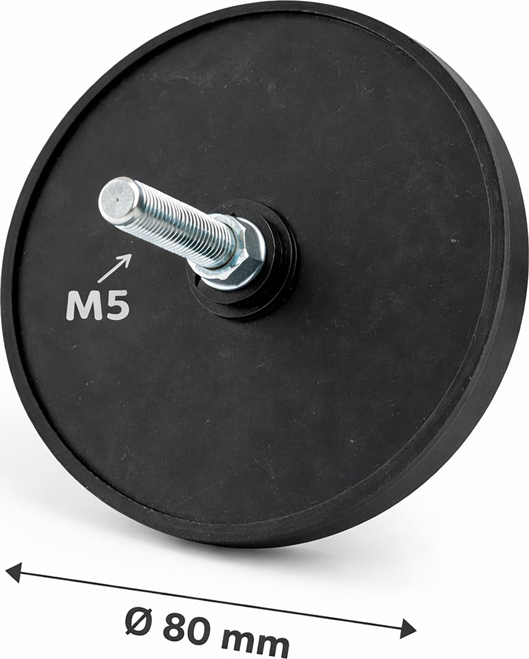 Catarifrangente con vite M5 arancione Ø 80mm confezione da 10 pezzi - 3