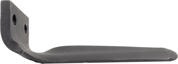 Dente sinistro erpice 100x300mm con foro 17mm  adattabile a Maschio - 2