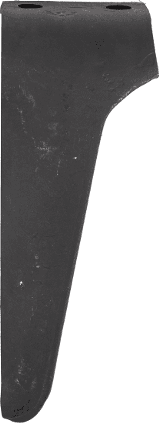 Dente sinistro erpice 100x300mm con foro 17mm  adattabile a Maschio - 3
