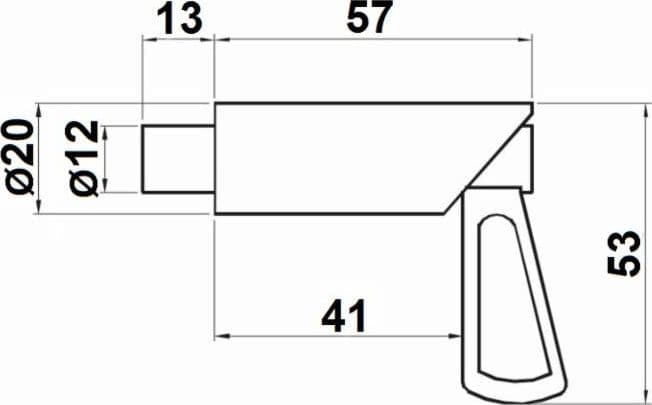 Chiusura a molla zincata Ø 12mm - 2