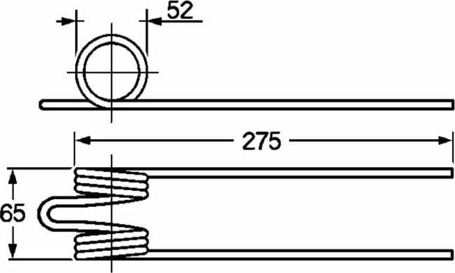 Dente ranghinatore adattabile Pz69 filo 6,5 confezione da 5 pezzi - 4