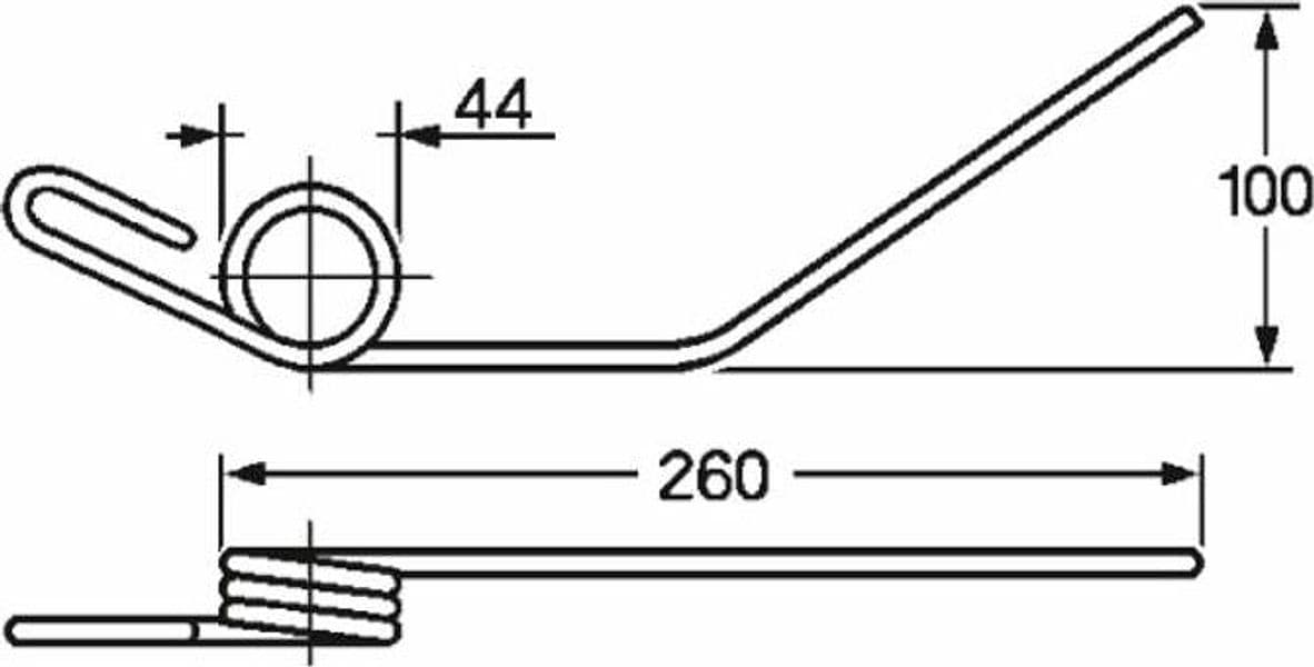 Dente pick-up dx adattabile Feraboli 1831597 filo 7 - 4