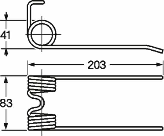 Dente pick-up adattabile Abbriata D0149 filo 5 confezione da 5 pezzi - 6
