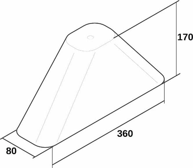 Campana per diserbo localizzato da 36x17x8cm - 2