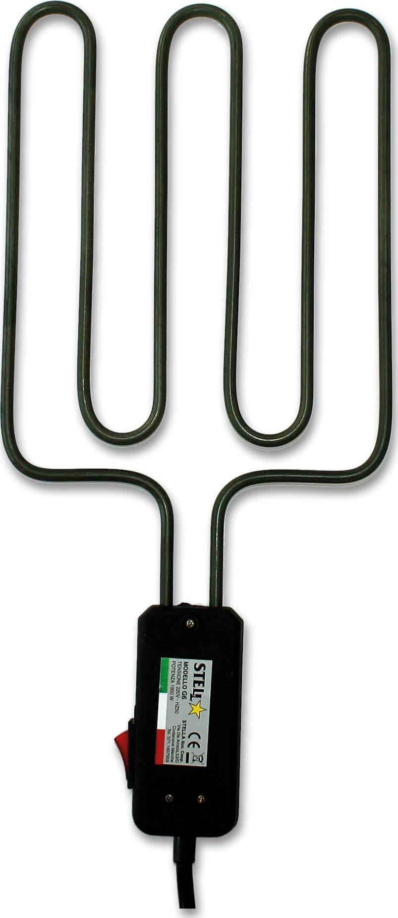 Bistecchiera griglia elettrica in acciaio inox 1900 Watt Made in Italy La Stella - G6 in Bistecchiere Elettroccasione - Terlizzi, commercioVirtuoso.it
