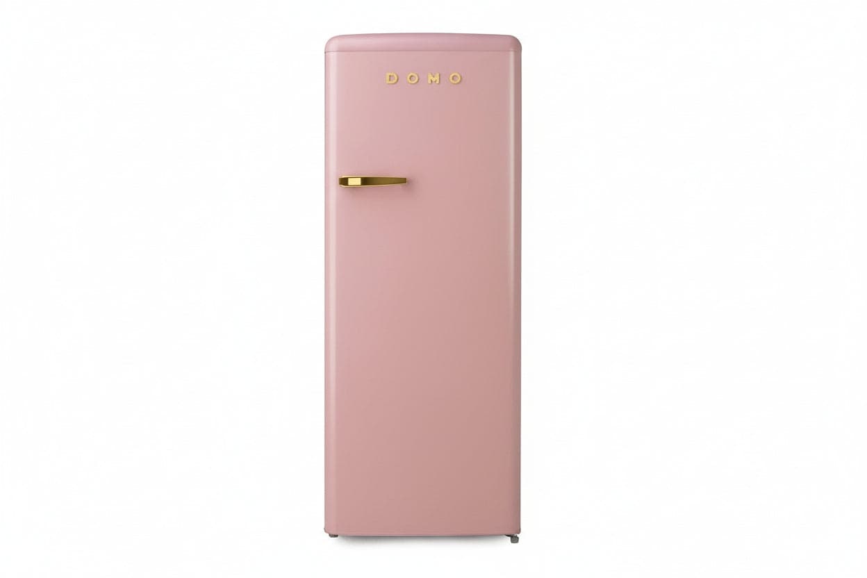 DOMO Frigorifero Mono Porta Retro' Vintage DO91708R Rosa 144 cm CL. D in Autocategorizzazione Elettroccasione - Terlizzi, commercioVirtuoso.it