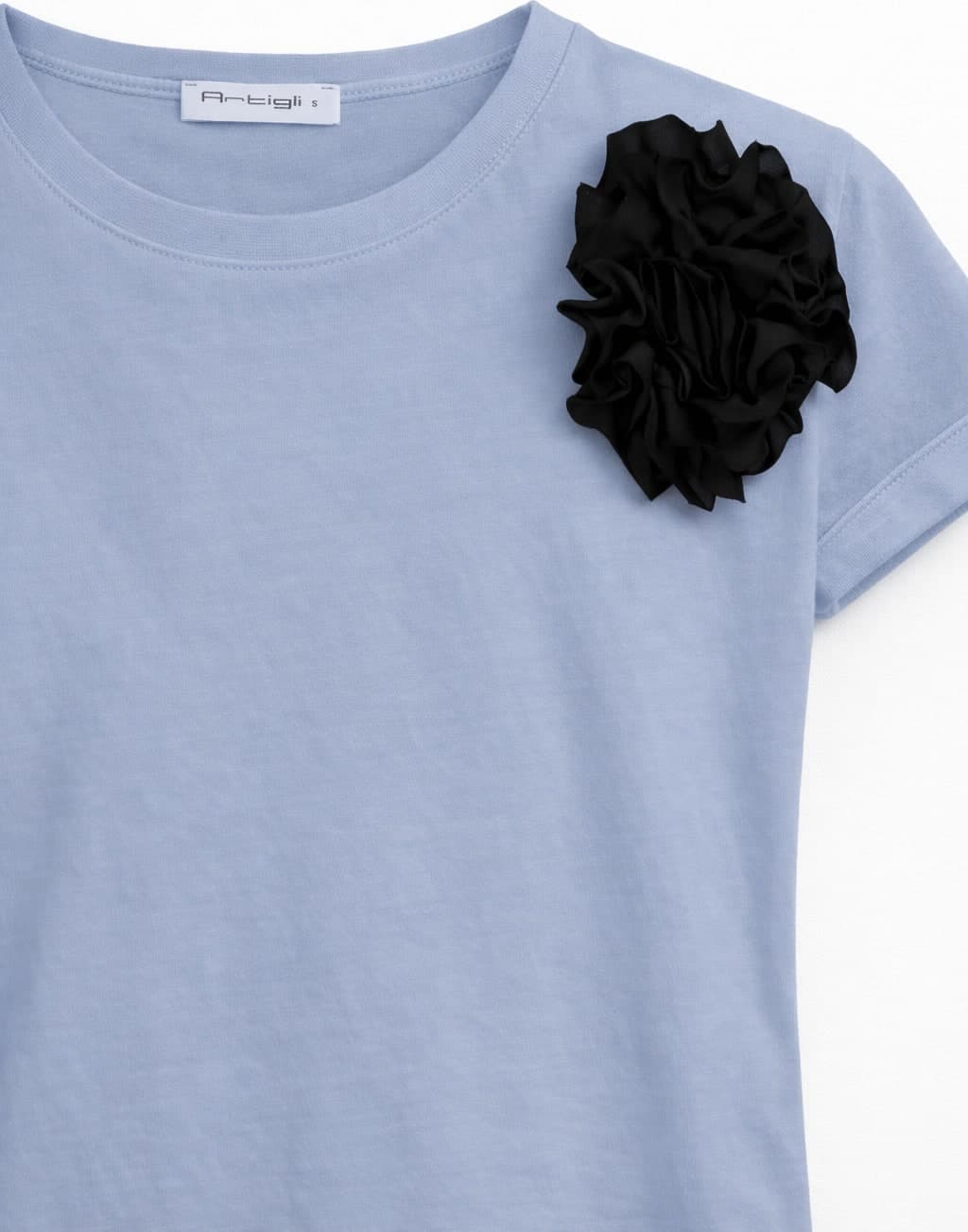 Tshirt con fiore - 4