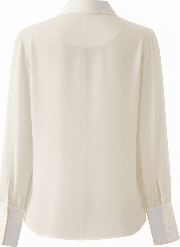 Camicia inserti in raso - 6