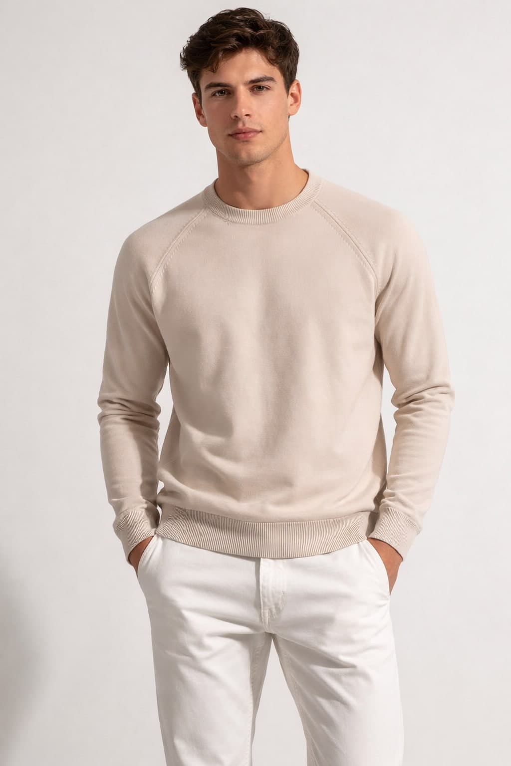 Pull girocollo M/L raglan - 1