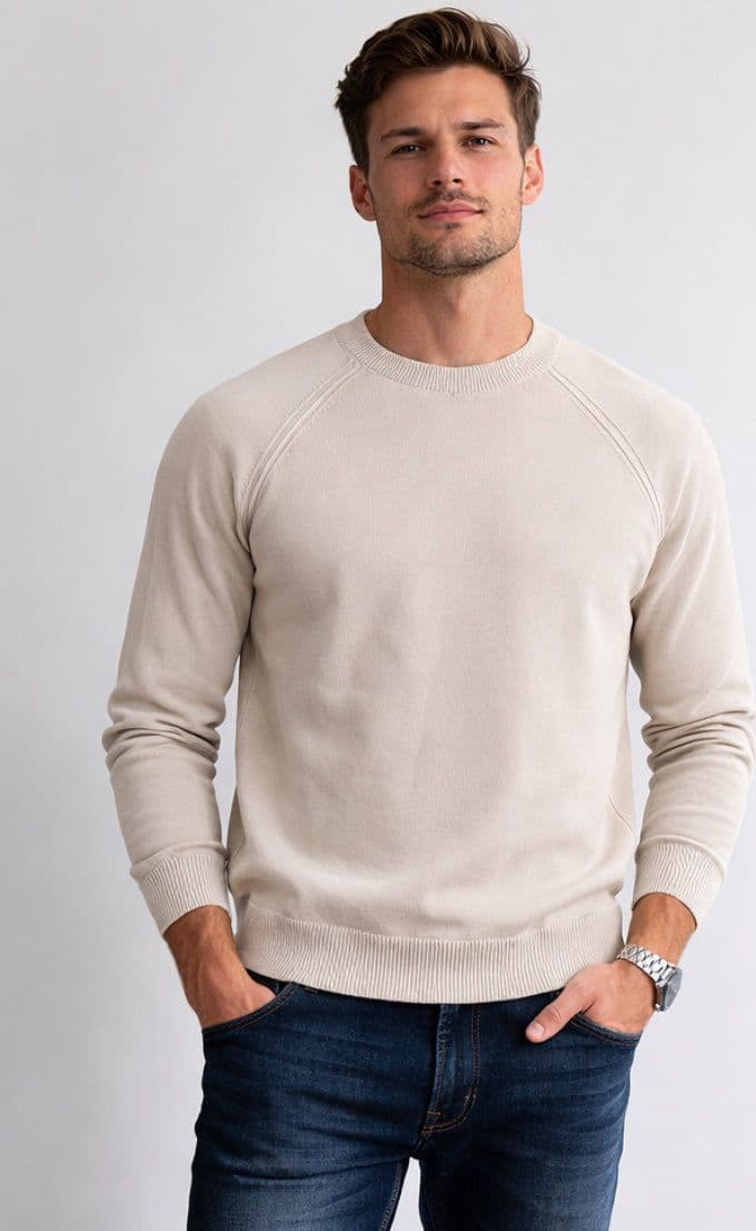 Pull girocollo M/L raglan - 2