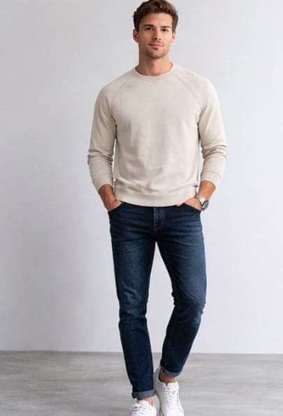 Pull girocollo M/L raglan - 4