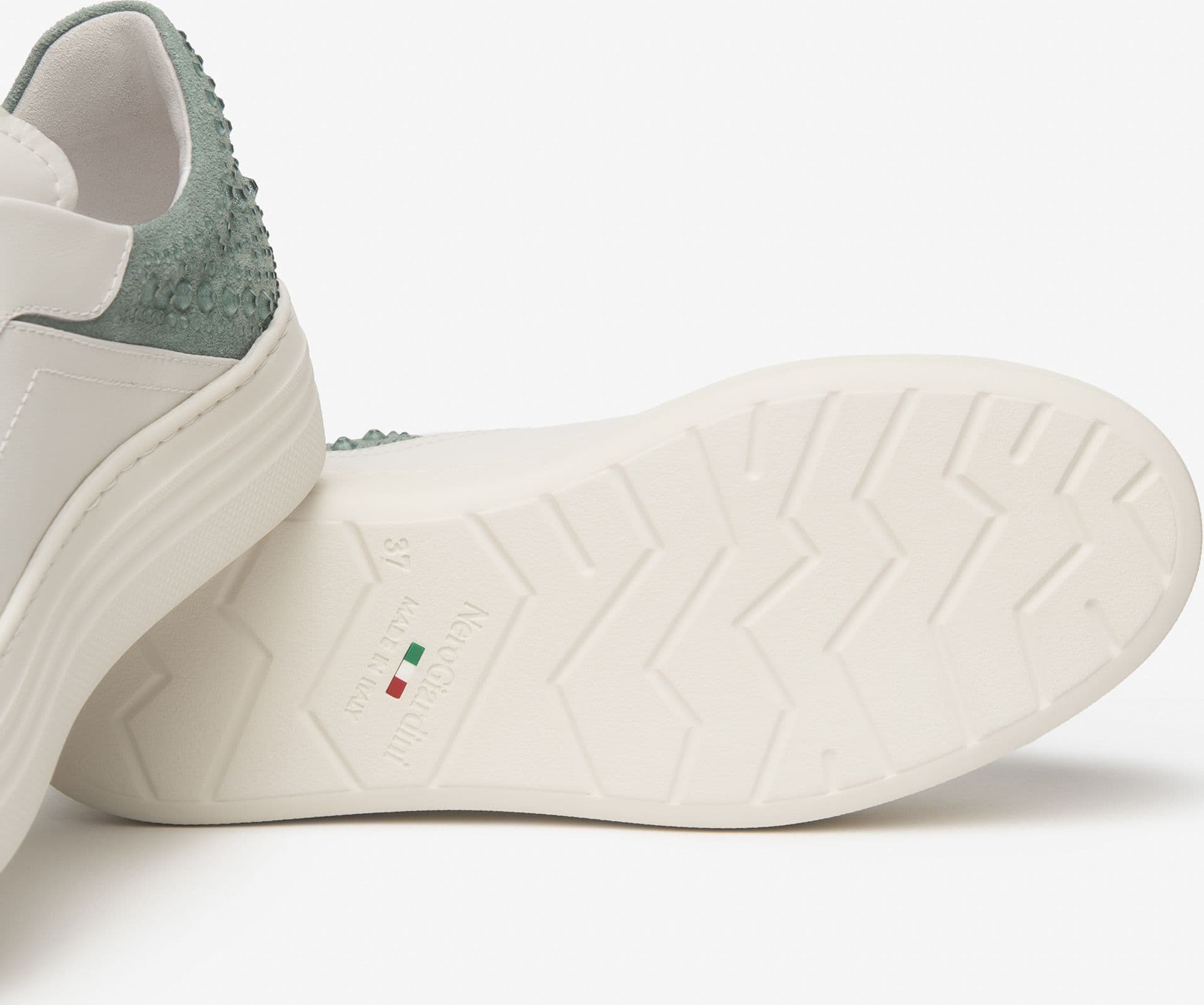 Nero Giardini sneakers donna pelle camoscio col. osso E615300D713 - 4