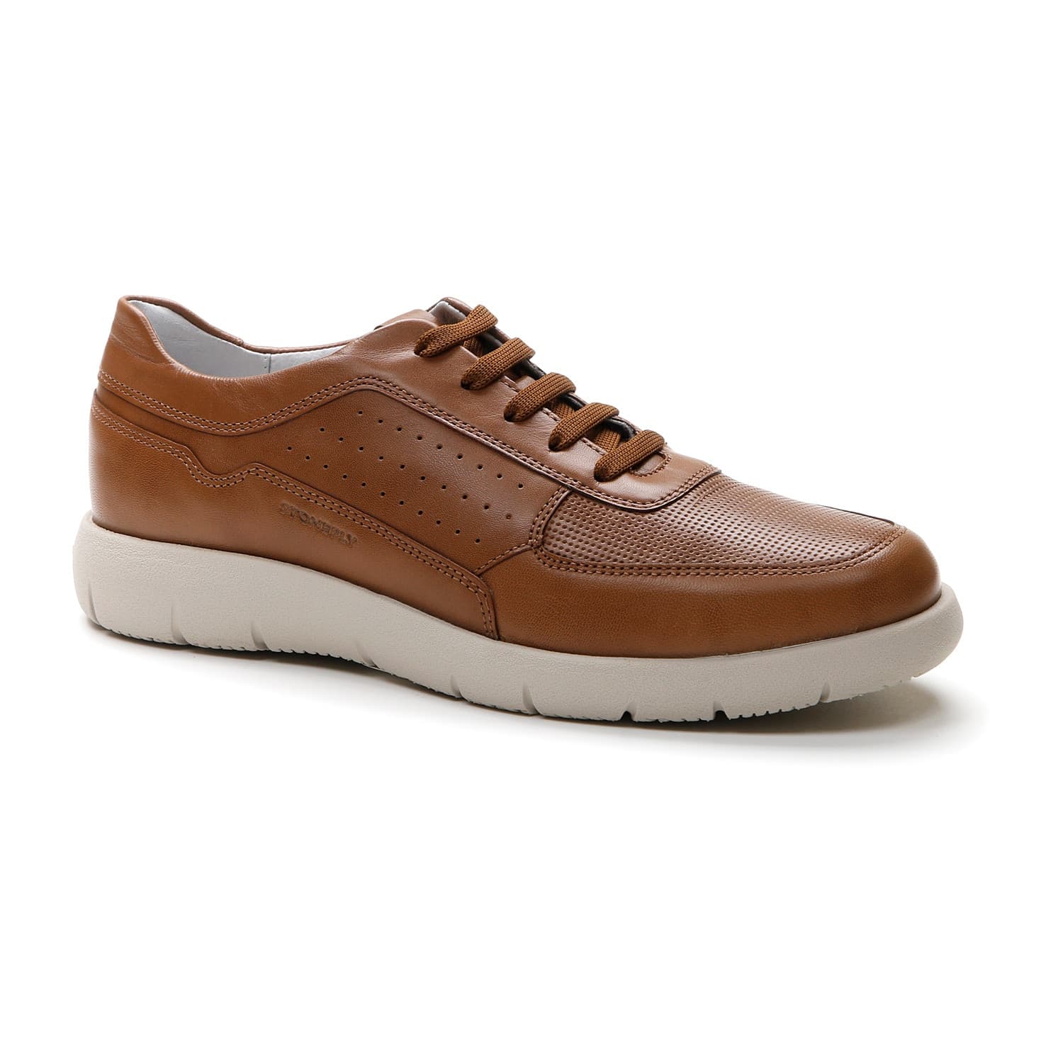 Stonefly sneakers uomo Stream 17  pelle cuoio 219006 - 2