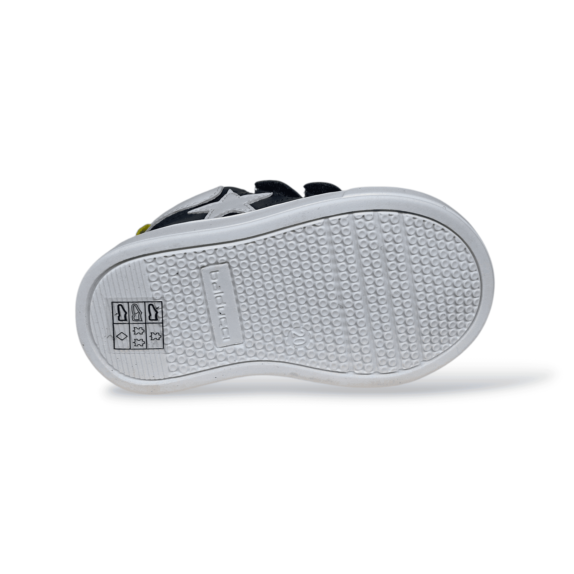 Scarpe Primi Passi Bambino Balducci Cita 7236 Pelle Blue Bianco Giallo – Comfort Artigianale Made in Italy - 5