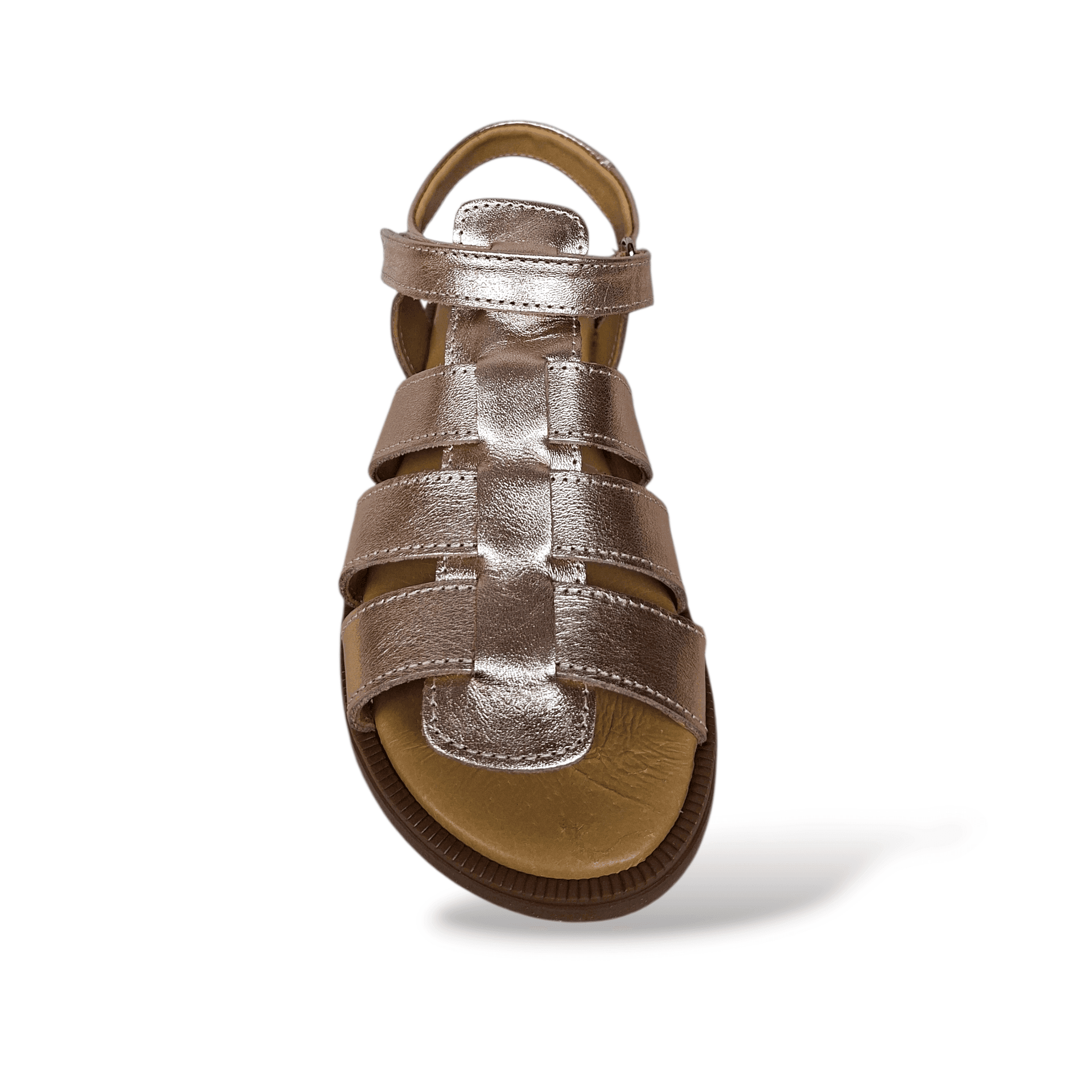 Sandali Bambina Eleganti Cerimonia Platis P3245 Bronzato Ramato Pelle Fasce Comunione in Ballerine Scarpetteria Gica - Trani, commercioVirtuoso.it