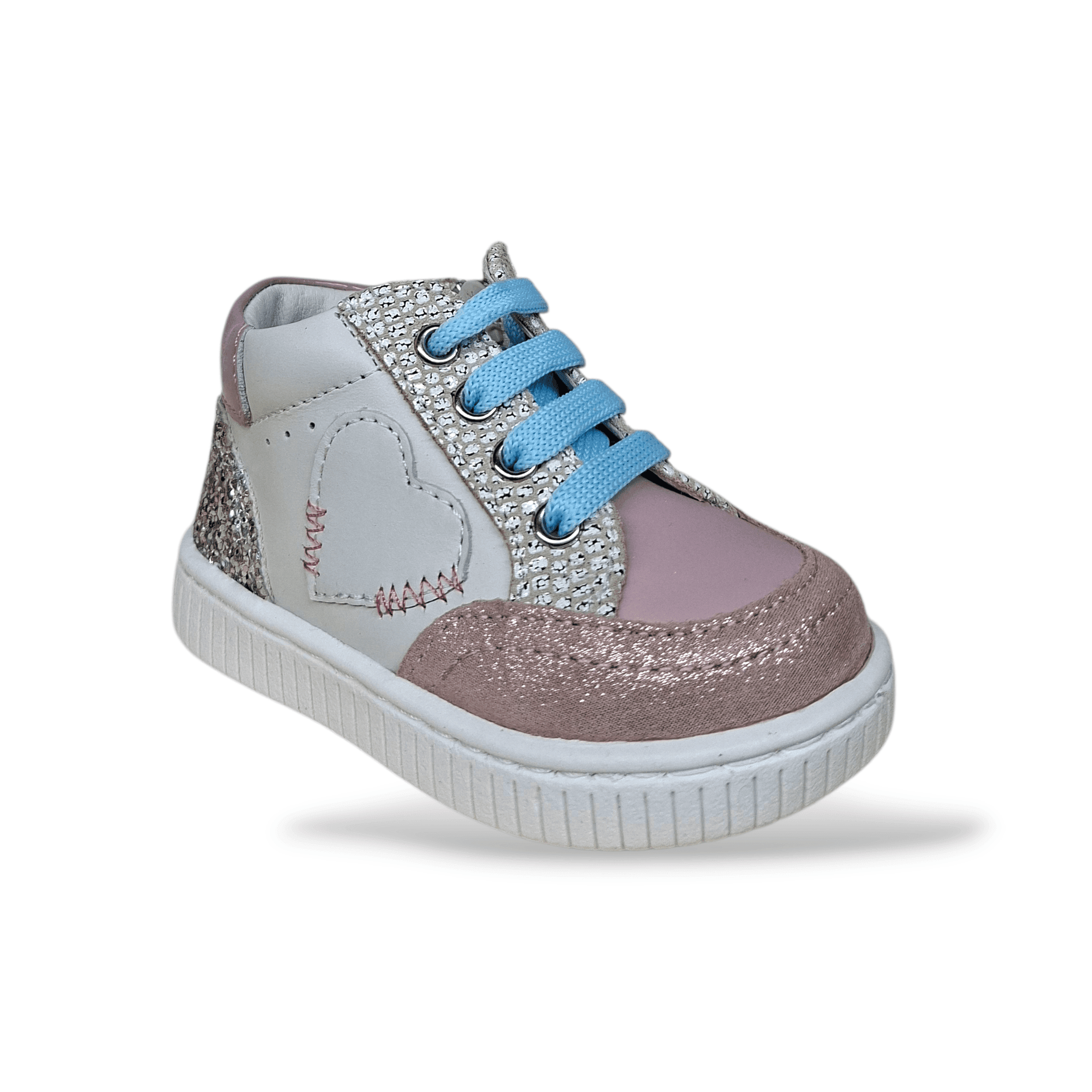 Scarpe Primi Passi Balducci Cita in Pelle Rosa Bianco Argento Celeste – Comfort Artigianale Made in Italy in Ballerine Scarpetteria Gica - Trani, commercioVirtuoso.it