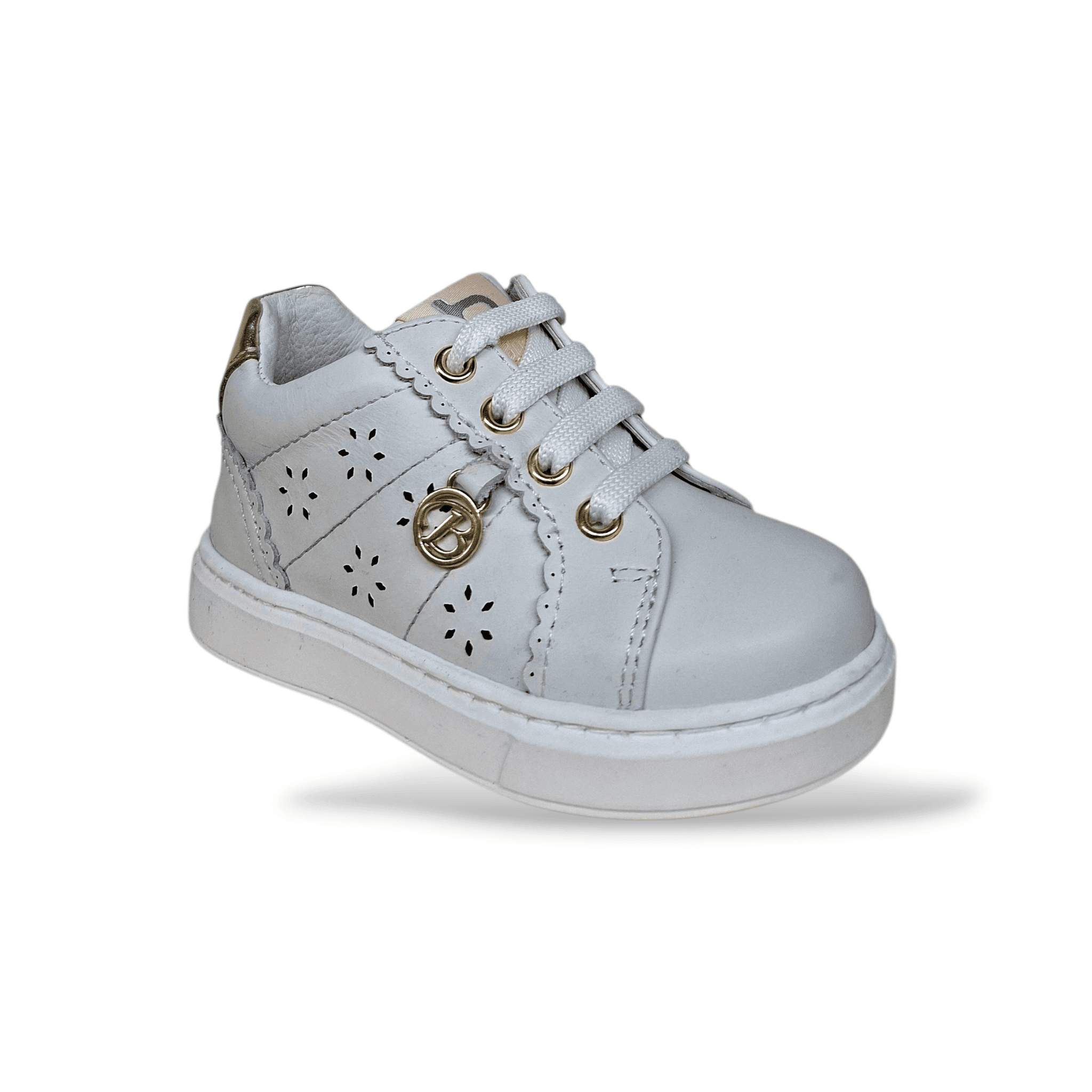 Scarpe Primi Passi Balducci Cita in Pelle Bianco Dorato – Comfort Artigianale Made in Italy in Ballerine Scarpetteria Gica - Trani, commercioVirtuoso.it