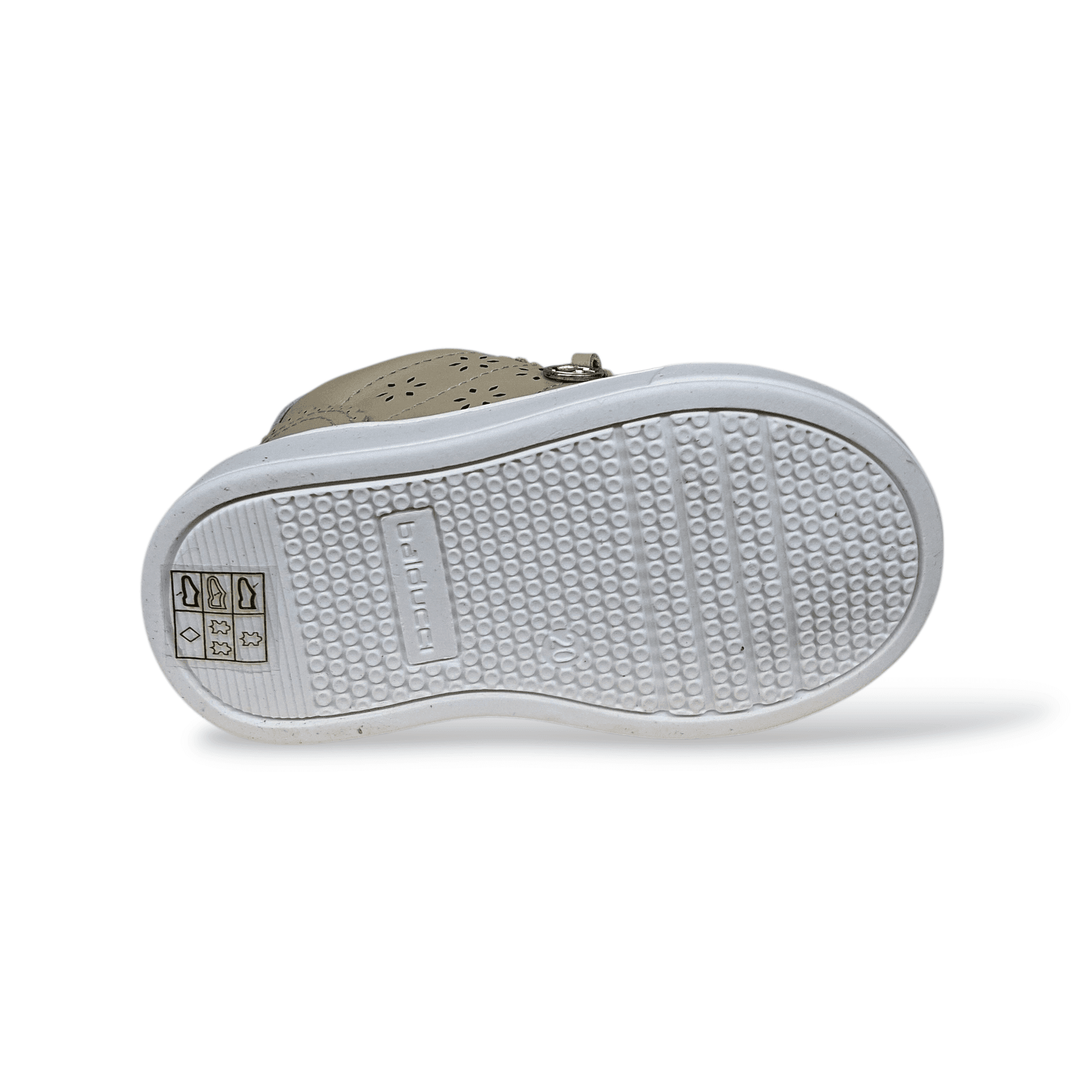 Scarpe Primi Passi Balducci Cita in Pelle Beige Oro Argento – Comfort Artigianale Made in Italy - 5