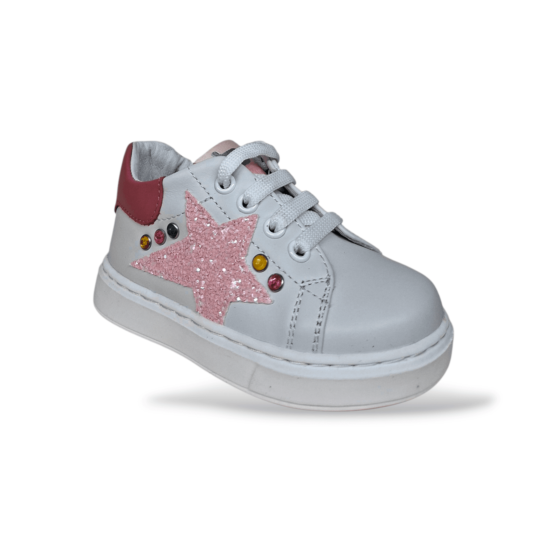 Scarpe Primi Passi Balducci Cita in Pelle Bianco Rosa Cipria – Comfort Artigianale Made in Italy in Ballerine Scarpetteria Gica - Trani, commercioVirtuoso.it