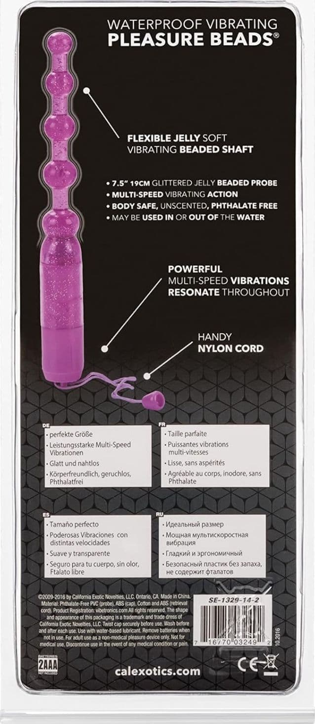 Calexotics vibratore perle del piacere waterproof multivelocità flessibile anale in prodotto Erosdom - Palmi, commercioVirtuoso.it