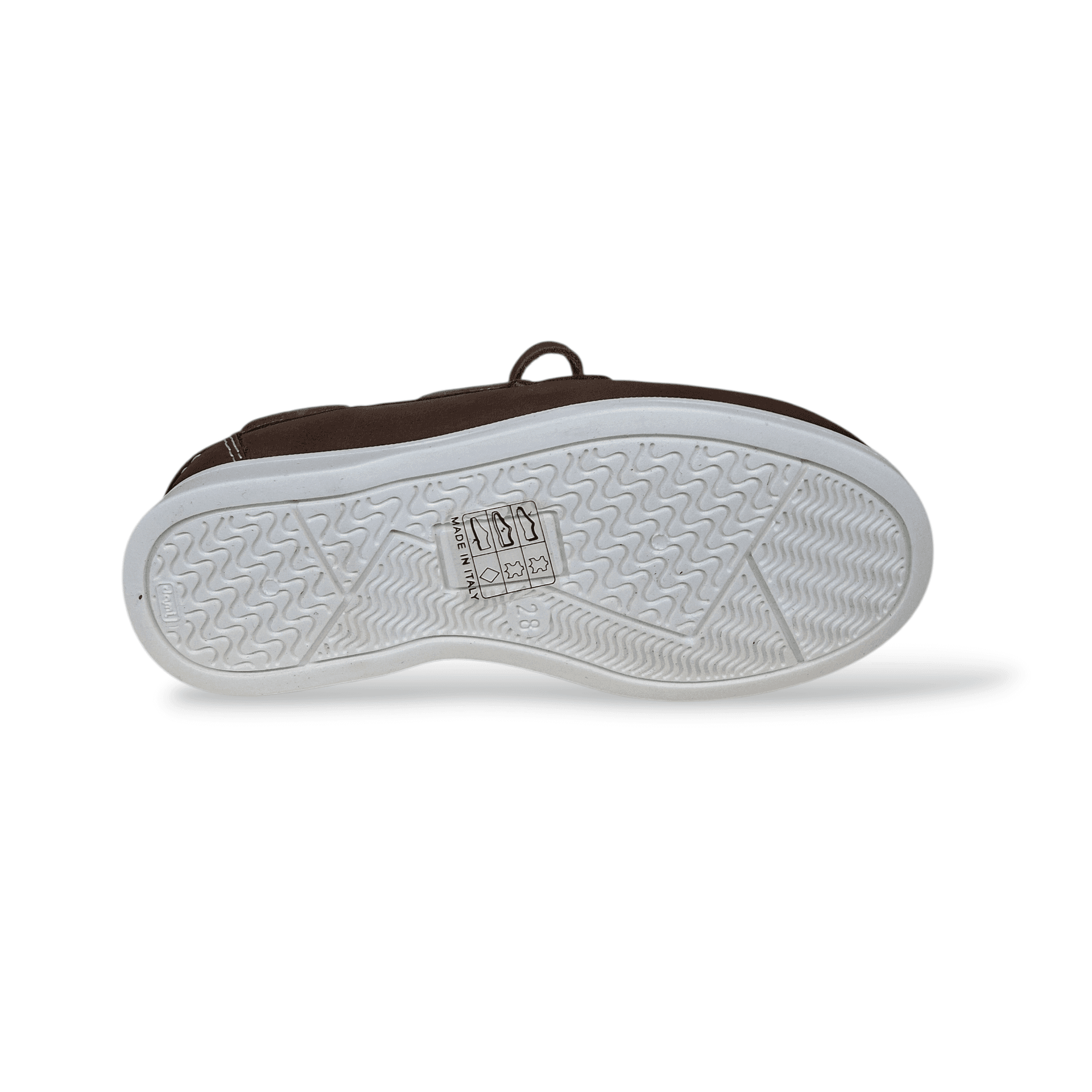 Mocassino Barchetta Bambino Dianetti Cuoio-Bianco Scarpe Eleganti Cerimonia - 5