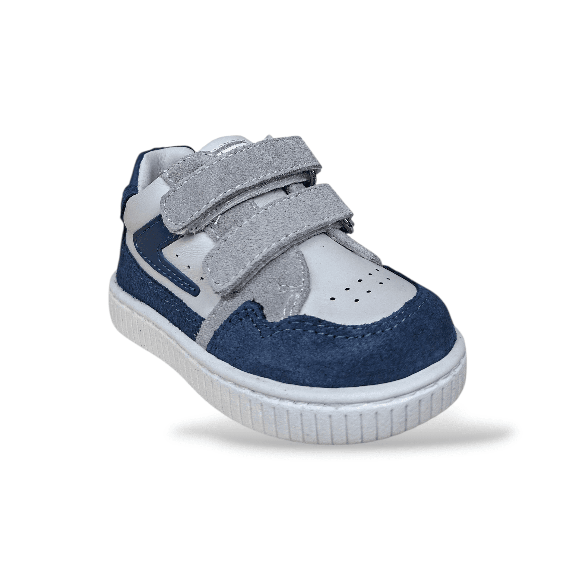 Scarpe Primi Passi Bambino Balducci Cita MSPO4881 Pelle Bluette Bianco Grigio – Comfort Artigianale Made in Italy in Ballerine Scarpetteria Gica - Trani, commercioVirtuoso.it