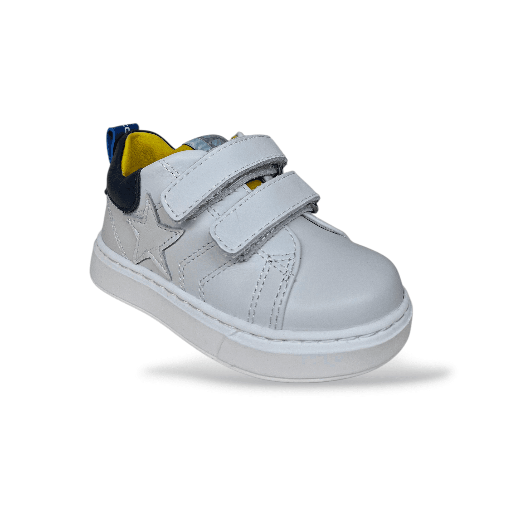 Scarpe Primi Passi Bambino Balducci Cita 7236 Pelle Bianco Blue – Comfort Artigianale Made in Italy in Ballerine Scarpetteria Gica - Trani, commercioVirtuoso.it