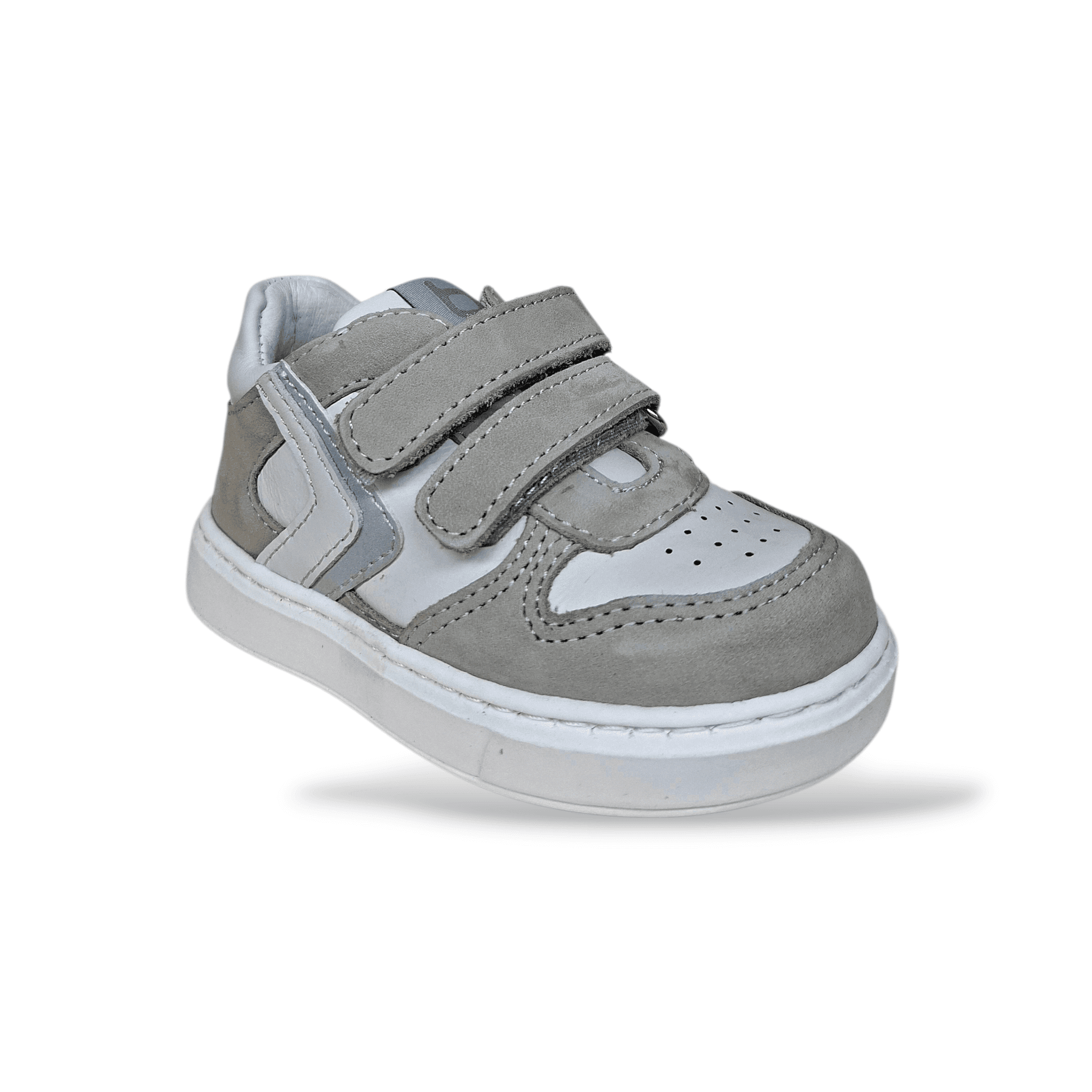 Scarpe Primi Passi Bambino Balducci Cita 7235 Pelle Grigio Bianco – Comfort Artigianale Made in Italy in Ballerine Scarpetteria Gica - Trani, commercioVirtuoso.it