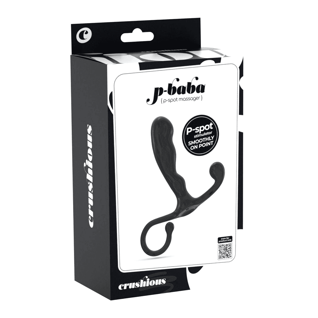 Stimolatore prostatico a punta morbida plug anale Crushions p-baba p-spot