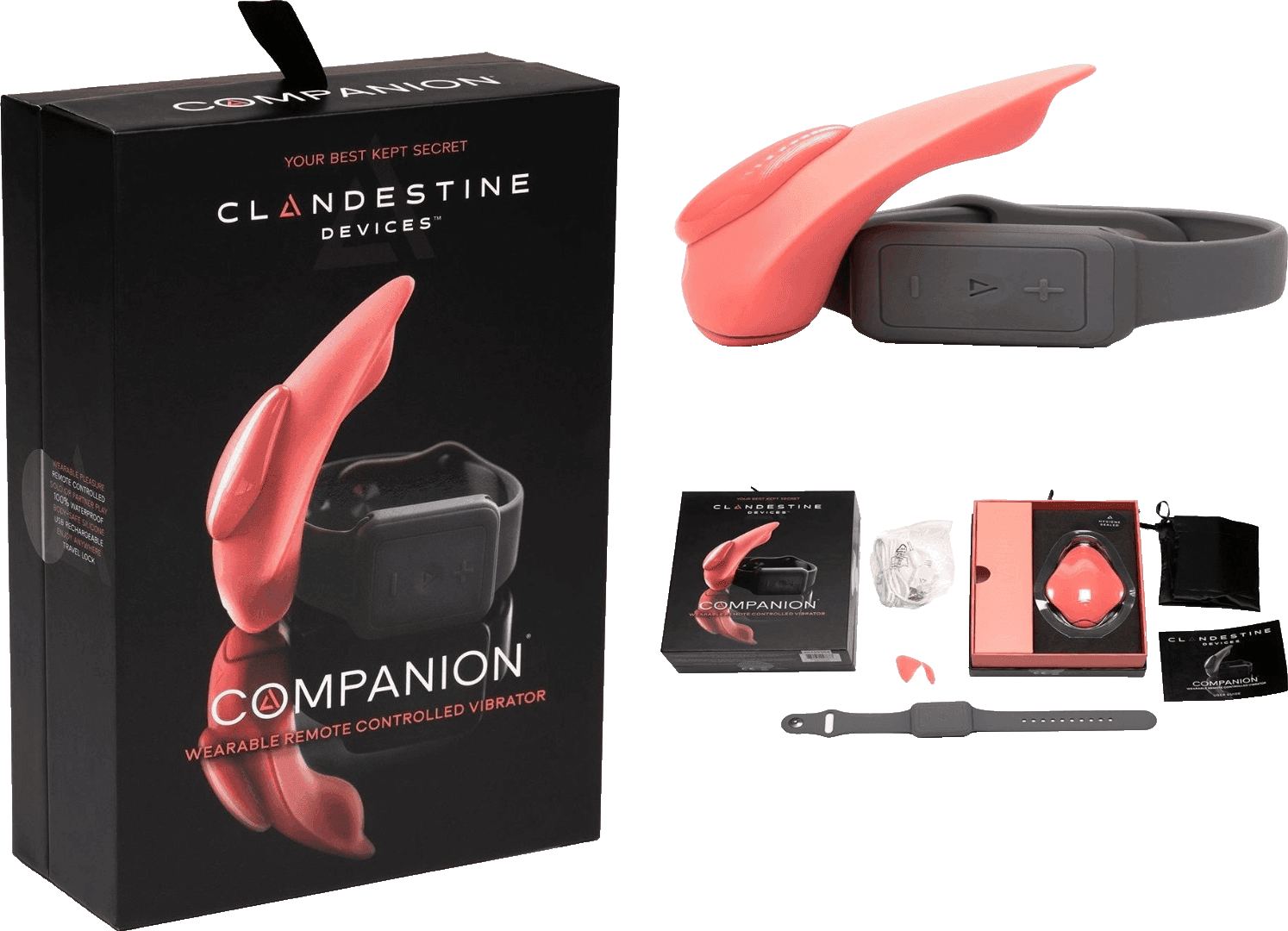 Clandestine Devices Premium vibratore lusso donna indossabile con telecomando