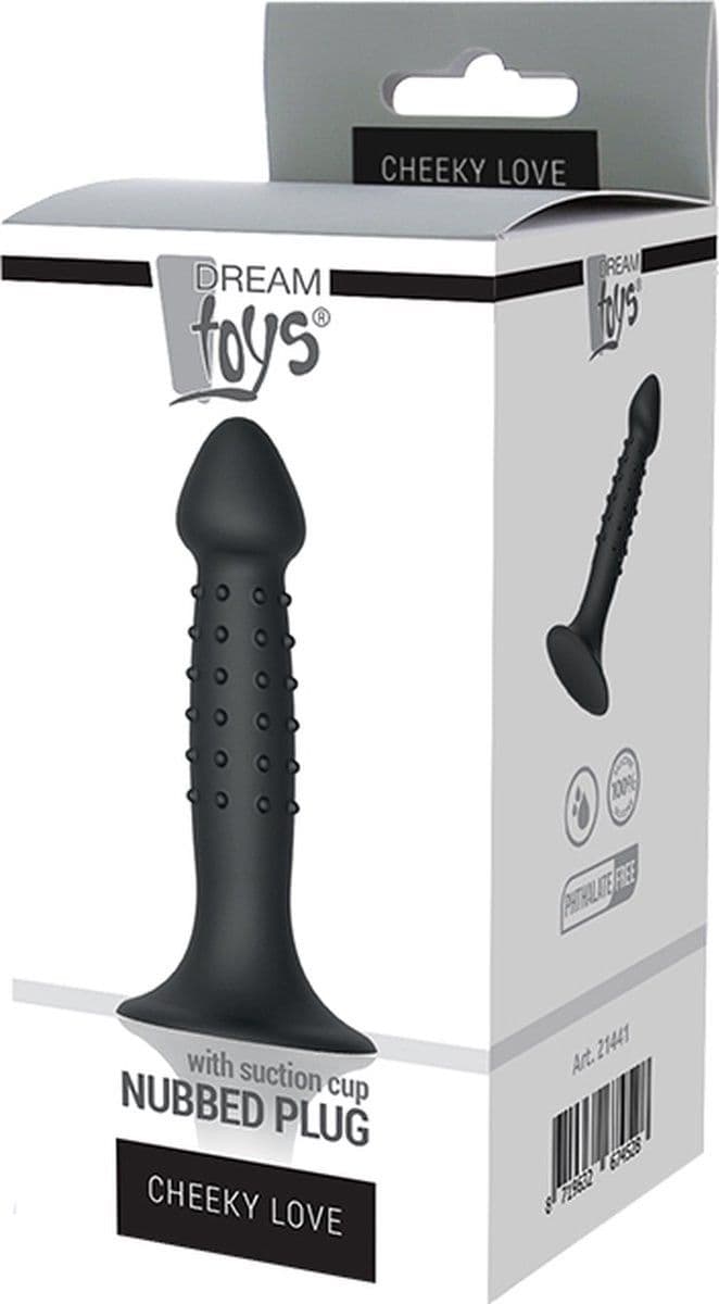 Plug anale 12 cm con rilevi stimolanti nero silicone giochi ano nuovo in prodotto Erosdom - Palmi, commercioVirtuoso.it