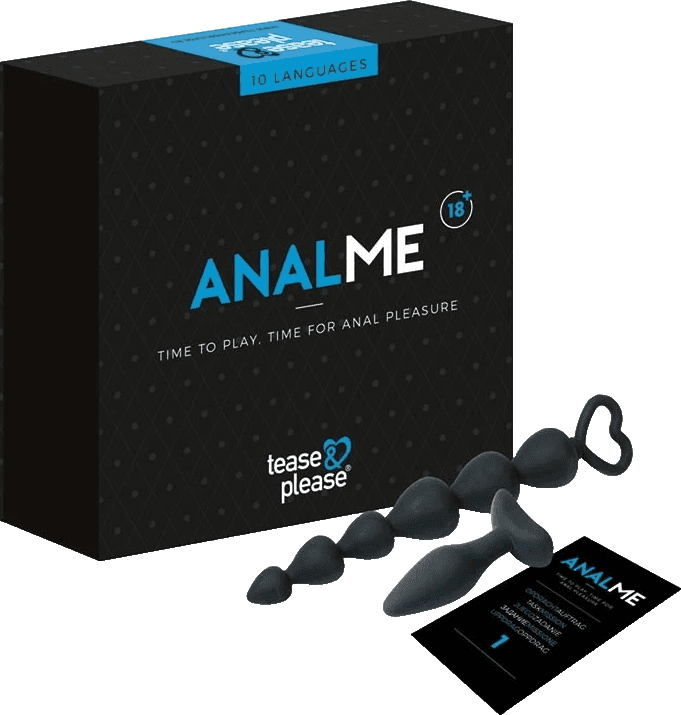 Gioco per coppie con stimolatore plug anale lubrificante divertentissimo !