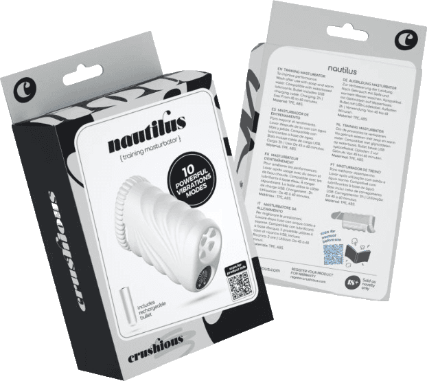 Nautilus masturbatore per uomo con vibrazioni 10X - 7