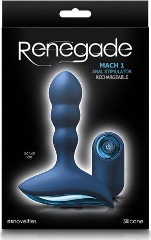 Renegade Mach 1 Premium plug anale vibrazioni ricaricabile stimolante prostata