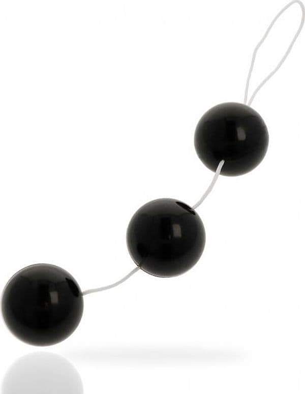 anal 3 perle anali Progressive nero catena palle anal 17 cm anello estrazione - 4