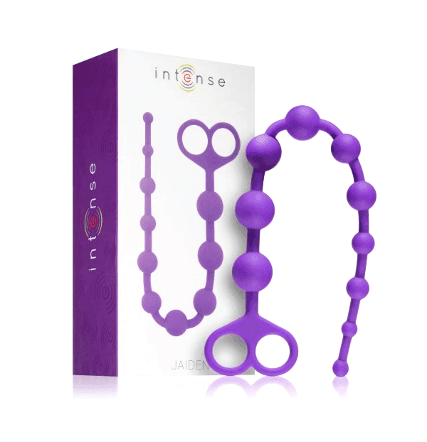 Intense Jaiden 9 perle anali Progressive viola catena palle anal 34 cm