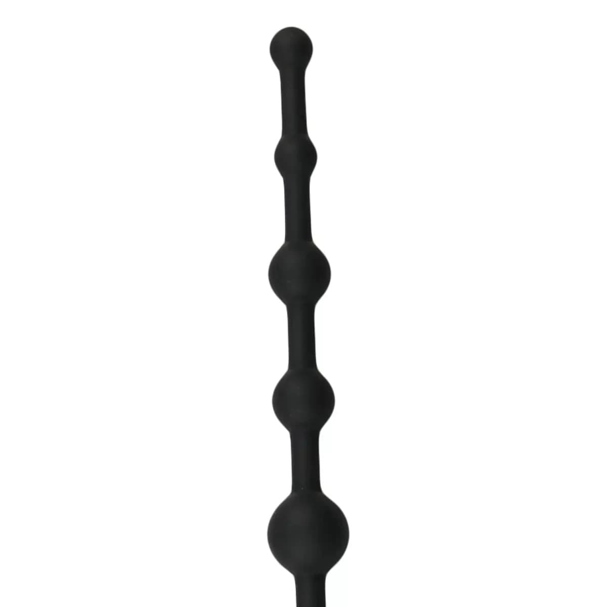 Catena Palle anali 31 cm con 9 perle nero silicone progressiva Super Flessibile in prodotto Erosdom - Palmi, commercioVirtuoso.it