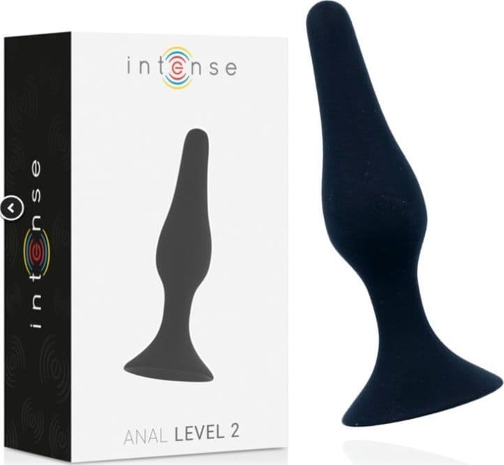 Plug anale Intense LEVEL 2 nero 11,5 cm x max 2,4 cm - 6