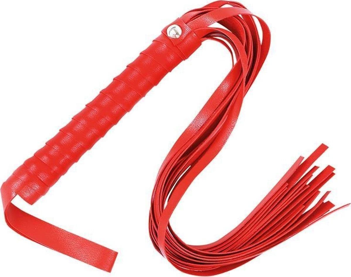 Set Bondage rosso maschera frustino e manette per giochi fetish bondage BDSM kit in prodotto Erosdom - Palmi, commercioVirtuoso.it