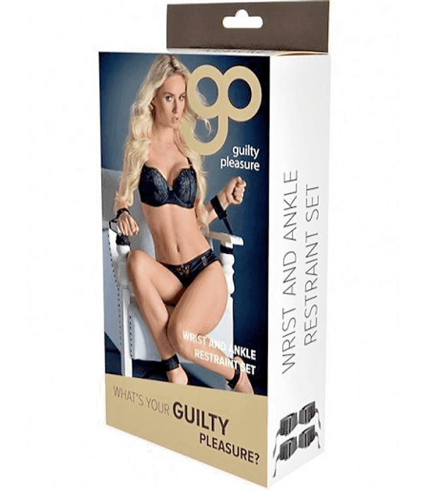 GP Set Contenimento Polsi e Caviglie regolabili Bondage BDSM fetish plus size - 5