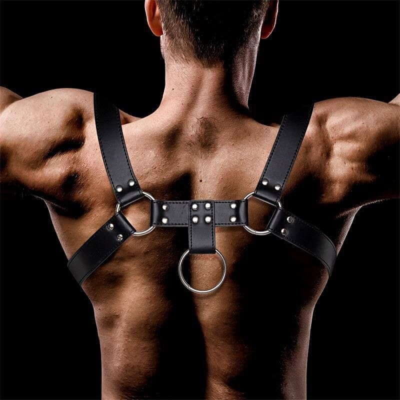Domine BDSM line imbracatura per uomo fetish play, roleplay e look da club - 2