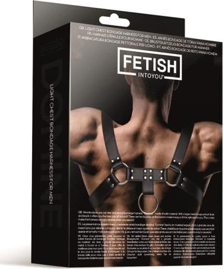 Domine BDSM line imbracatura per uomo fetish play, roleplay e look da club - 3