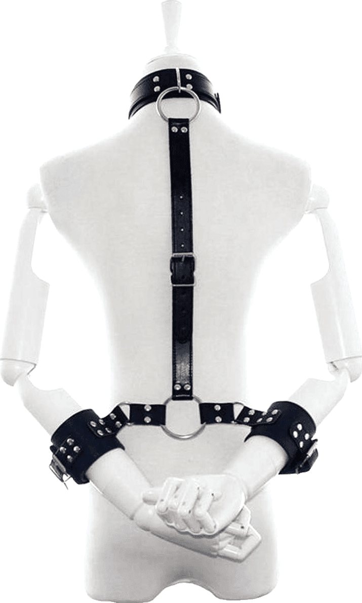 Latetobed BDSM line Set collare + manette per bondage fetish BDSM scomponibile - 7