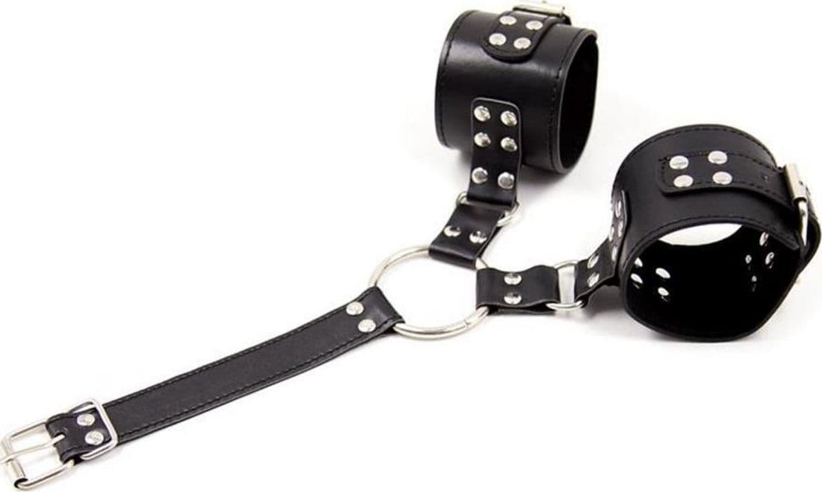 Latetobed BDSM line Set collare + manette per bondage fetish BDSM scomponibile in prodotto Erosdom - Palmi, commercioVirtuoso.it